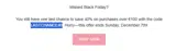 Lumene coupon verification screenshot