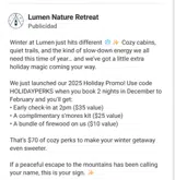 HOLIDAYPERKS coupon verification screenshot