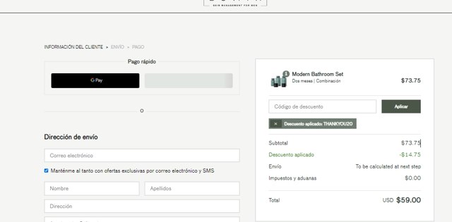 LUMIN checkout page showing LUMIN discount code box | Screenshot taken by SimplyCodes community member on Apr 20, 2021