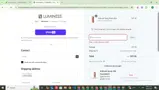 Luminess Beauty coupon verification screenshot