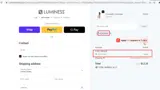 Luminess Beauty coupon verification screenshot
