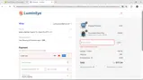 LuminEye coupon verification screenshot
