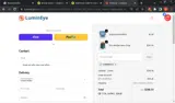 LuminEye coupon verification screenshot