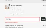SUMMER17 coupon verification screenshot