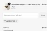 CURTAINTOP coupon verification screenshot