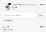 offvipp coupon verification screenshot
