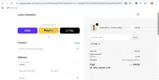 Lumy Cosmetics coupon verification screenshot