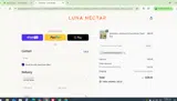 LUNAVEGANGINGER15 coupon verification screenshot
