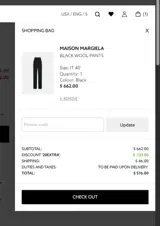 Lungolivigno Fashion coupon verification screenshot