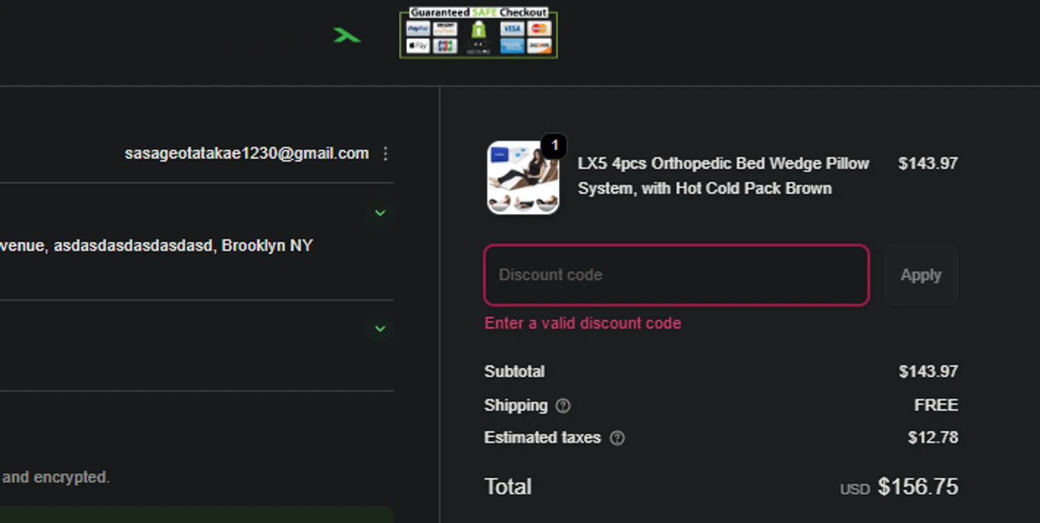 Lunix discount code screenshot showing code LUNIXWELCOME applied at Lunix checkout page. Uploaded by SimplyCodes community member PedroNavaja on Jan 12, 2026
