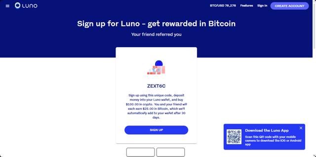 Luno checkout page showing Luno discount code box | Screenshot taken by SimplyCodes community member on Mar 10, 2025