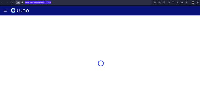 Luno checkout page showing Luno discount code box | Screenshot taken by SimplyCodes community member on Feb 11, 2025