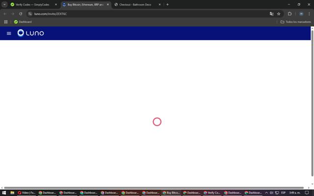 Luno checkout page showing Luno discount code box | Screenshot taken by SimplyCodes community member on Mar 11, 2025