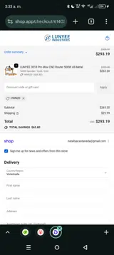 HWN20 coupon verification screenshot