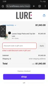 Caldac20 coupon verification screenshot