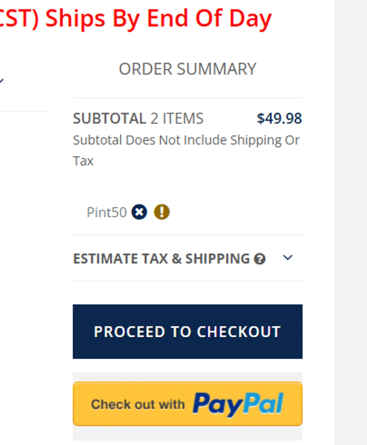 Lure Parts Online checkout page showing Lure Parts Online promo code box | Screenshot taken by SimplyCodes community member on Dec 13, 2025