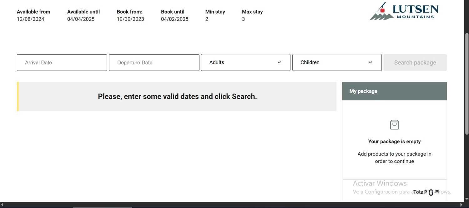 Lutsen Mountains checkout page showing Lutsen Mountains promo code box | Screenshot taken by SimplyCodes community member on Mar 20, 2025