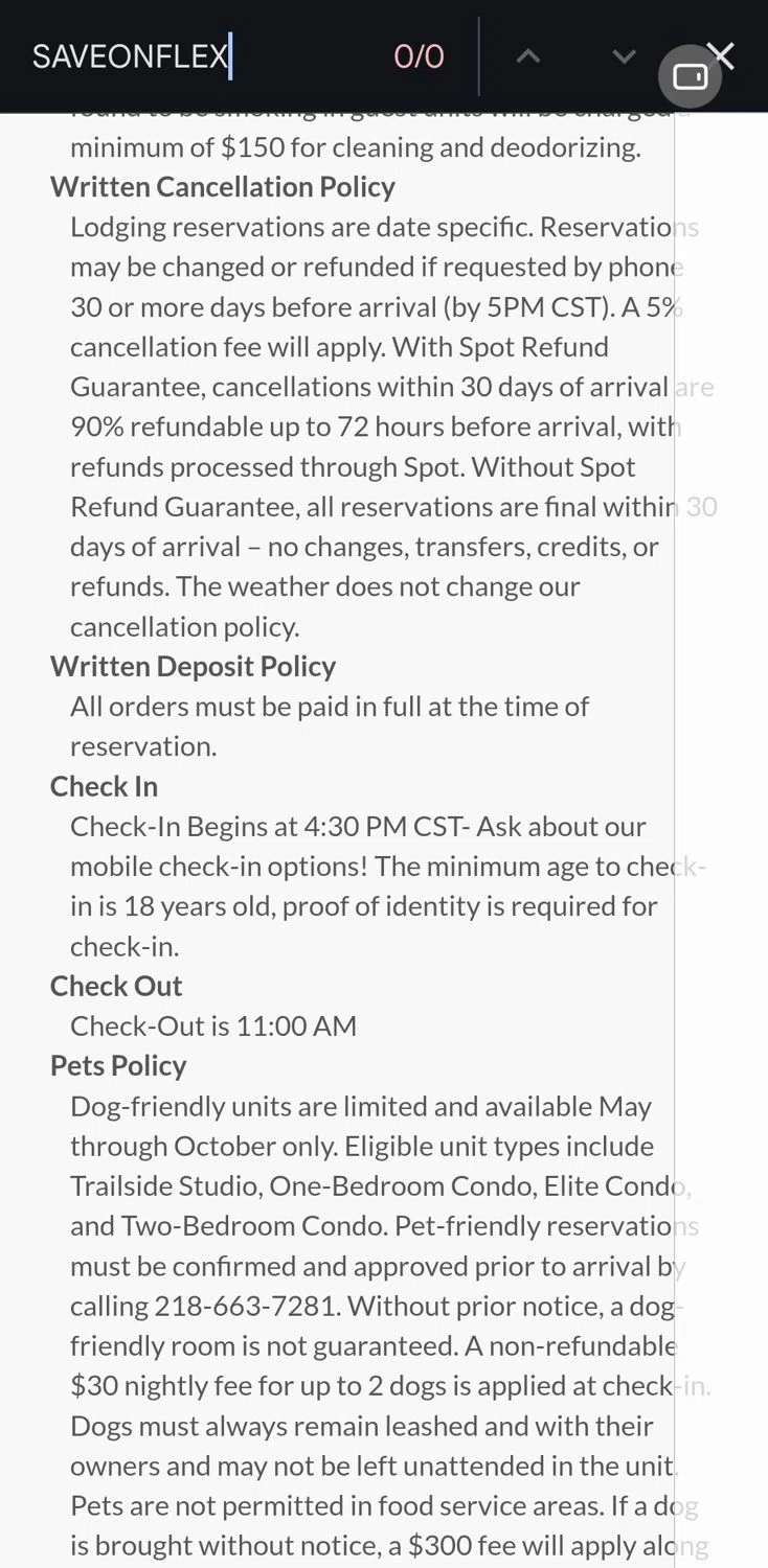 Lutsen Mountains promo code screenshot showing code SAVEONFLEX applied at Lutsen Mountains checkout page. Uploaded by SimplyCodes community member CleverLynx5188 on Nov 15, 2025