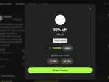 THANKS coupon verification screenshot