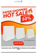 SHOPPER50 coupon verification screenshot