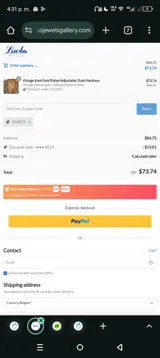SAVE15 coupon verification screenshot