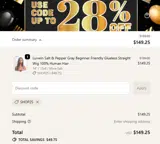 Shop25 coupon verification screenshot