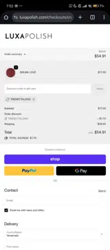 TRENDYTALONS coupon verification screenshot