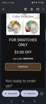 LUXDRAPE coupon verification screenshot