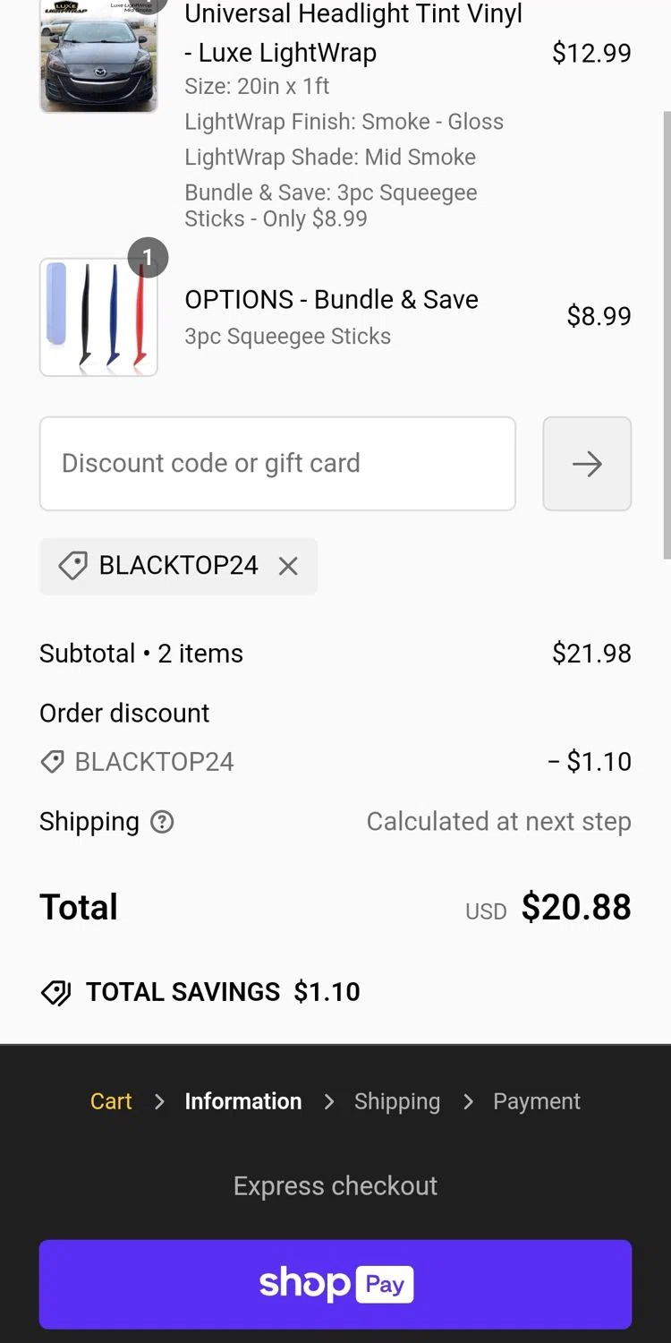 how to use Luxe Auto Concepts coupons