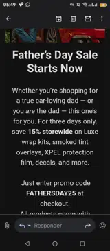 Luxe Auto Concepts coupon verification screenshot