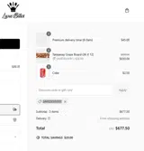 Luxe Bites coupon verification screenshot