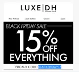 BLACKFRIDAY15 coupon verification screenshot