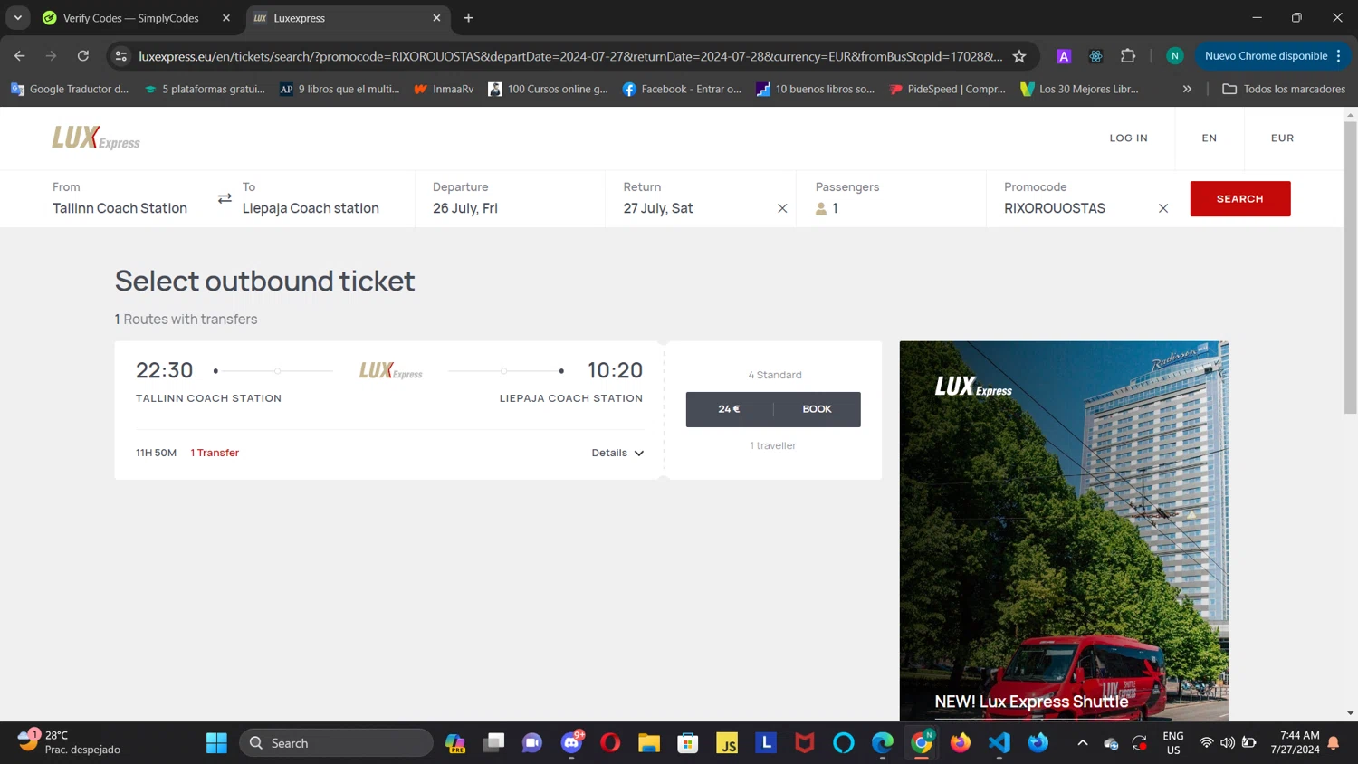 where to use Mears Transportation promo code box