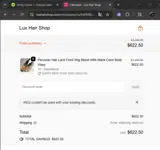 INS2 coupon verification screenshot