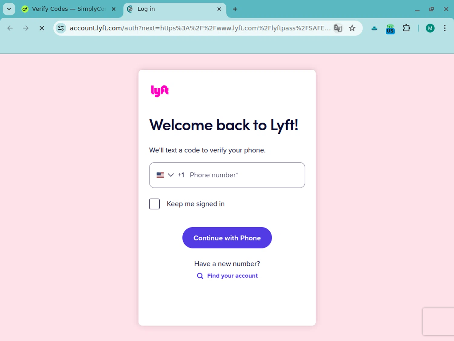 where to use Lyft promo code box