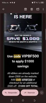 VIPBF500 coupon verification screenshot