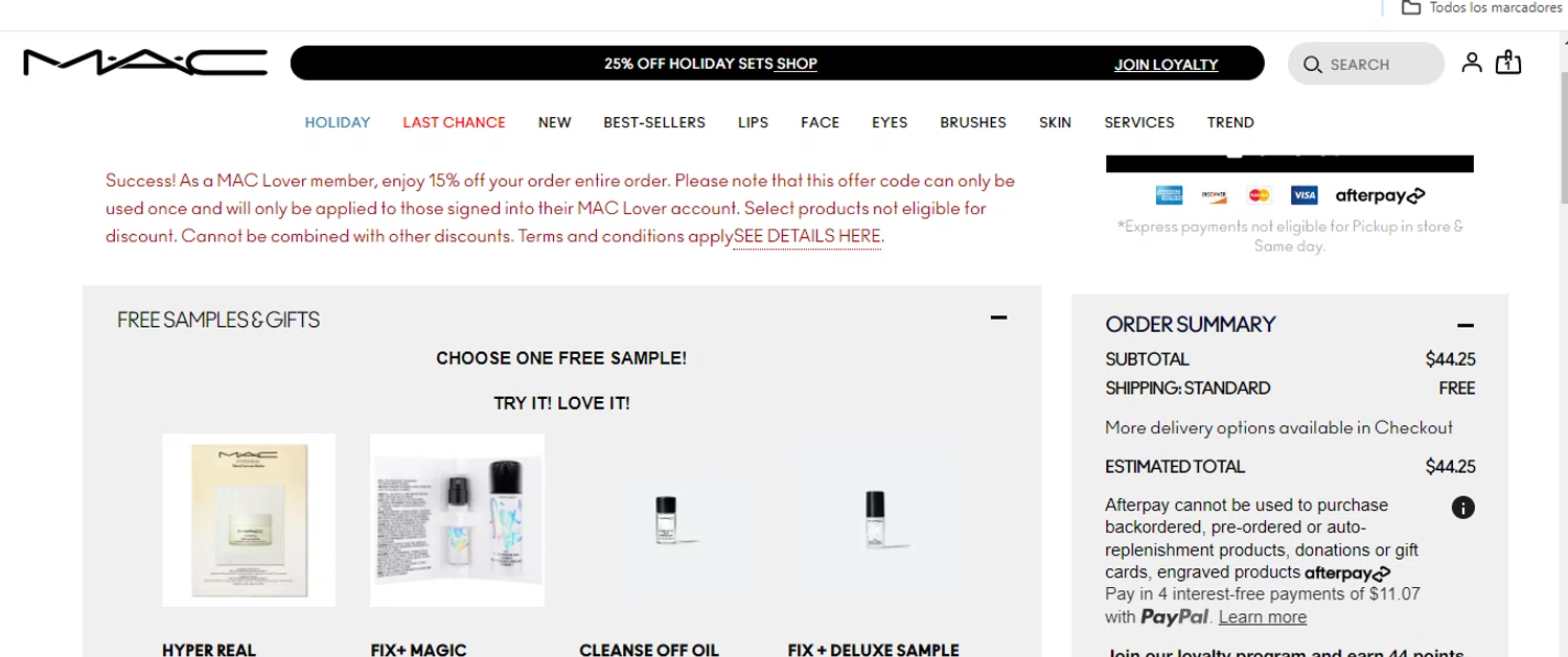 MAC Cosmetics Promo Codes 15 Off December 2023