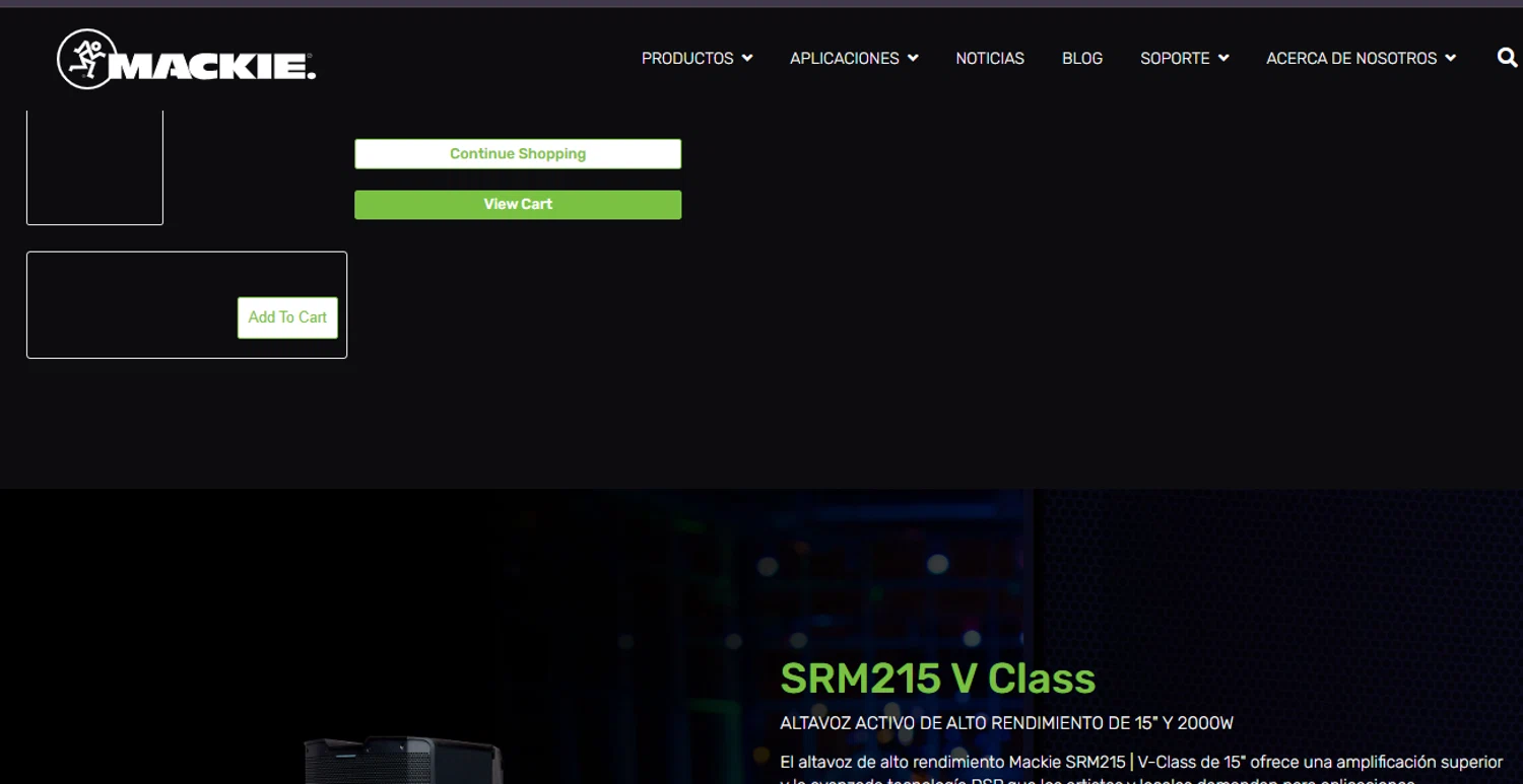 Mackie promo code screenshot showing code FatCoupon applied at Mackie checkout page. Uploaded by SimplyCodes community member ashe1986 on Jul 24, 2025