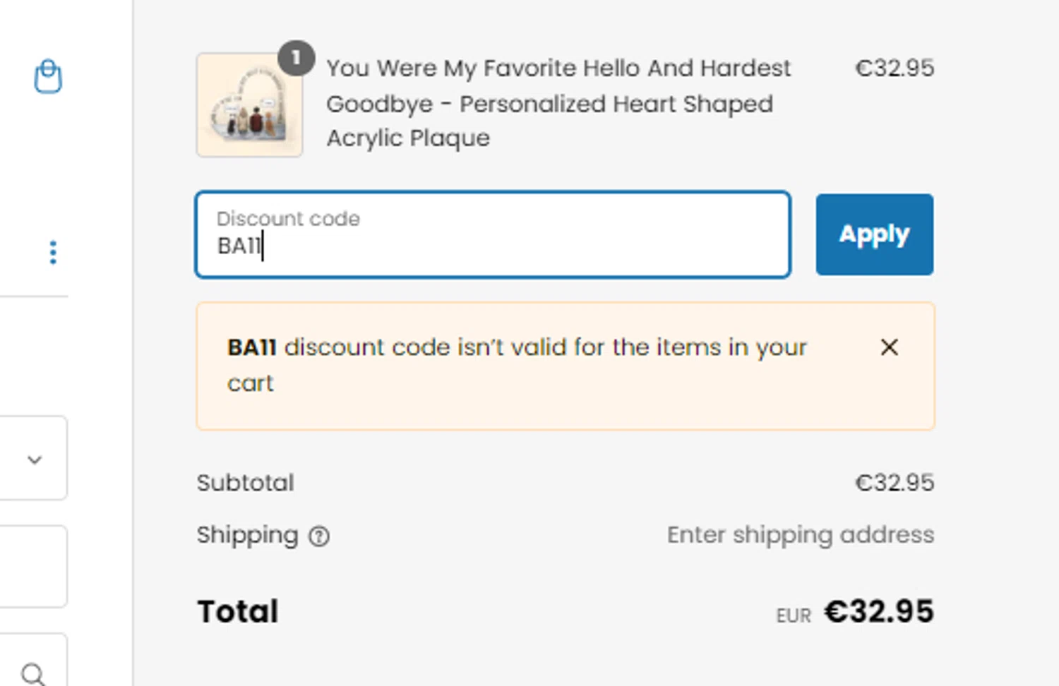 where to use Macorner promo code box