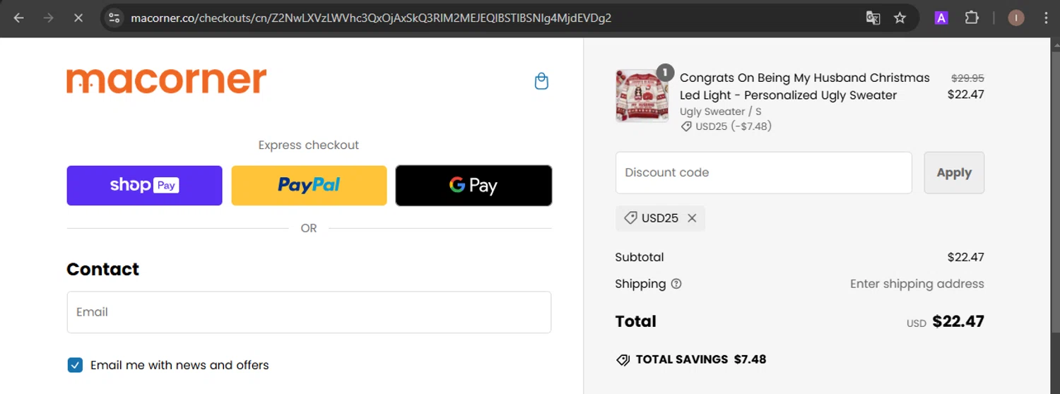 how to use Macorner coupons