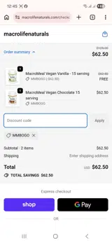 MMBogo coupon verification screenshot