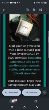 M20 coupon verification screenshot
