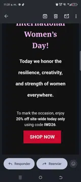 IWD26 coupon verification screenshot