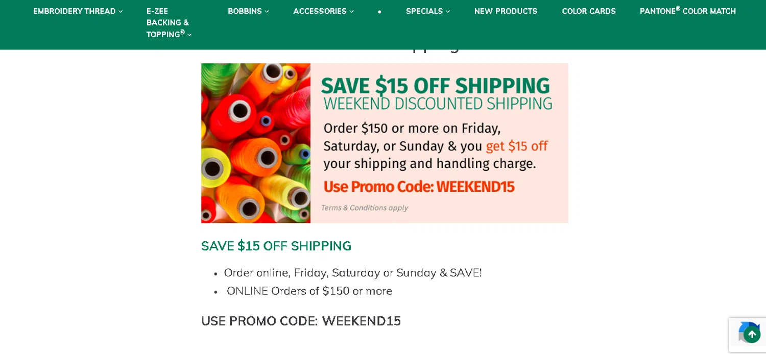 Madeira USA promo code screenshot showing code WEEKEND15 applied at Madeira USA checkout page. Uploaded by SimplyCodes community member goldhooh on Nov 4, 2025