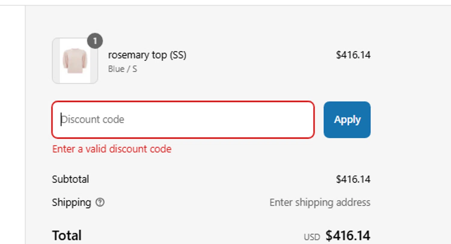 Madeleine Thompson promo code screenshot showing code AW24REVEALED applied at Madeleine Thompson checkout page. Uploaded by SimplyCodes community member fghfgefds2 on Mar 28, 2025