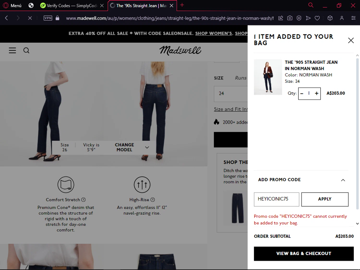 where to use MadeWell promo code box