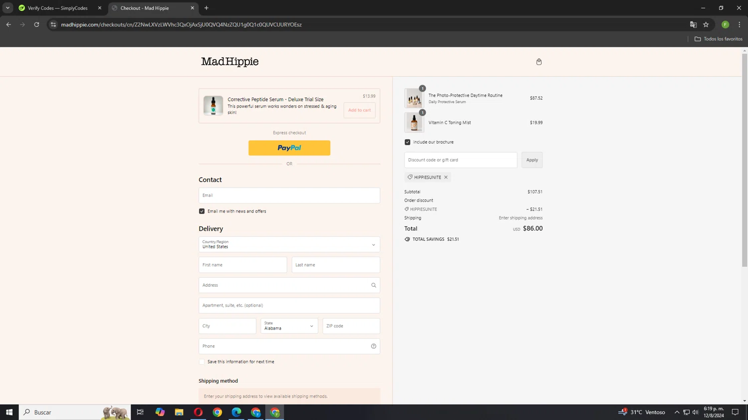 Mad Hippie Discount Codes - 20% Off | November 2024
