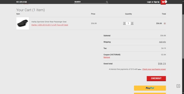 Mad Hornets checkout page showing Mad Hornets promo code box | Screenshot taken by SimplyCodes community member on Jul 6, 2025