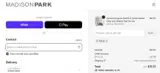Madison Park 2010 coupon verification screenshot