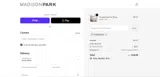 Madison Park 2010 coupon verification screenshot